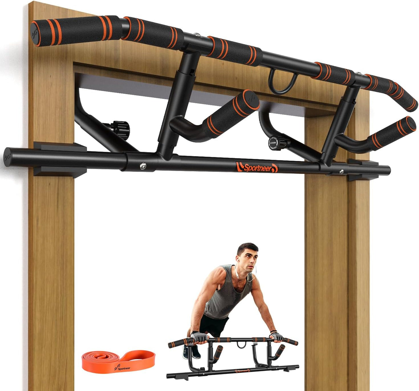 Sportneer Doorway Pull up Bar with Folding Handle