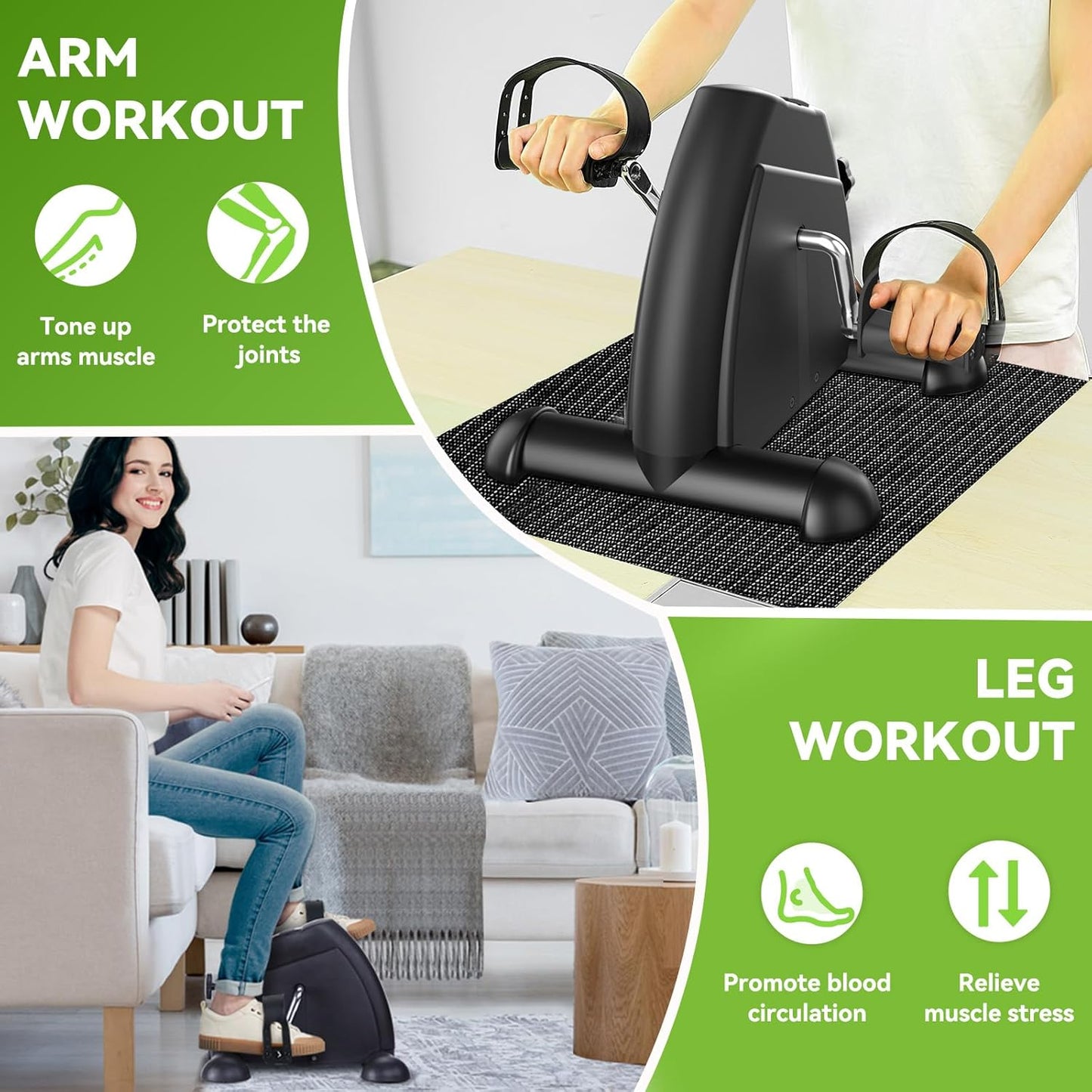 Sportneer Under Desk Bike Pedal Exerciser