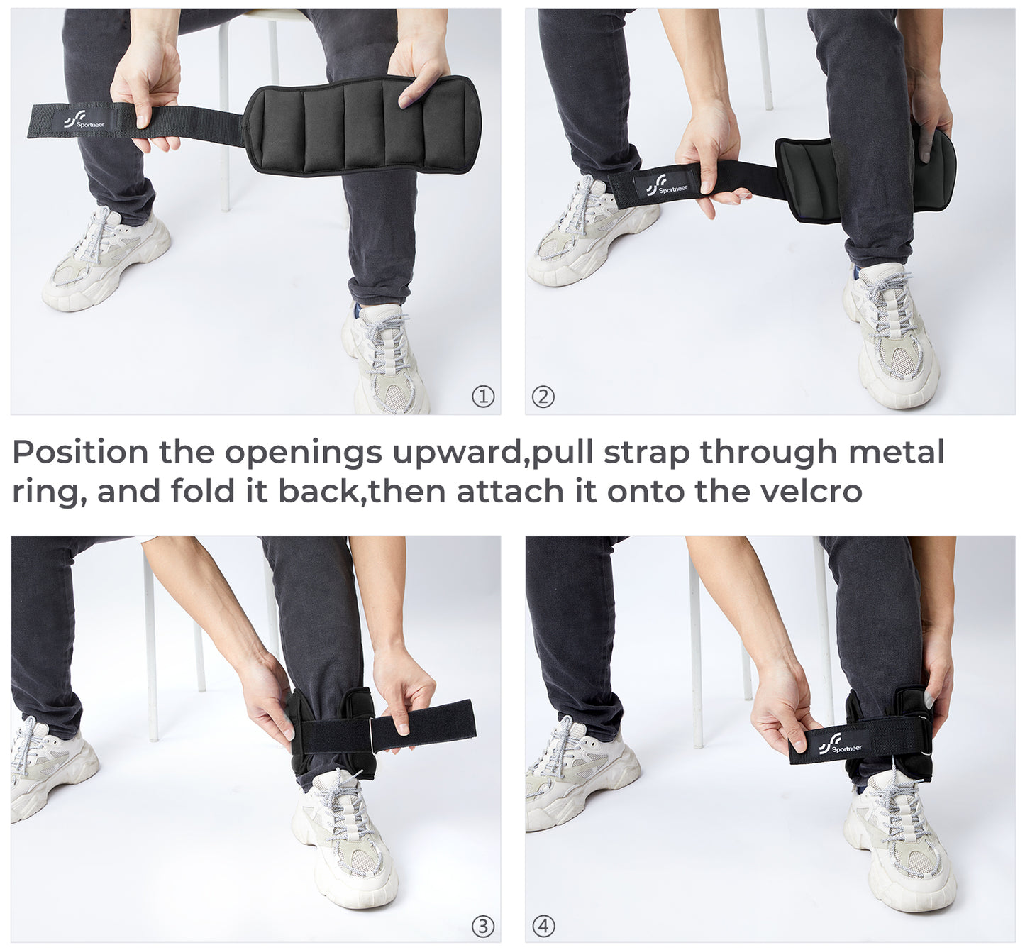 Sportneer Adjustable Ankle Weights