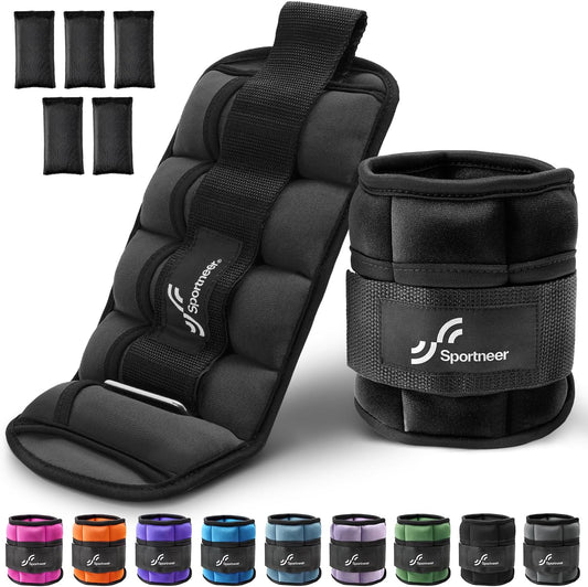 Sportneer Adjustable Ankle Weights 2-7LBS