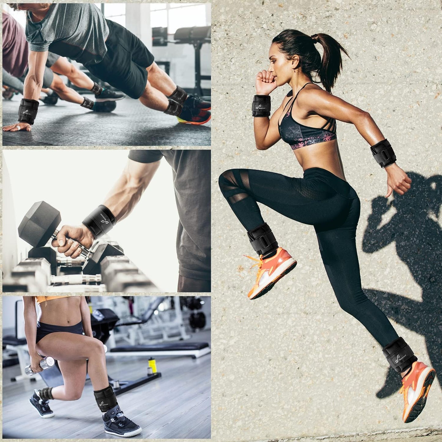 Sportneer Adjustable Ankle Weights 2-7LBS