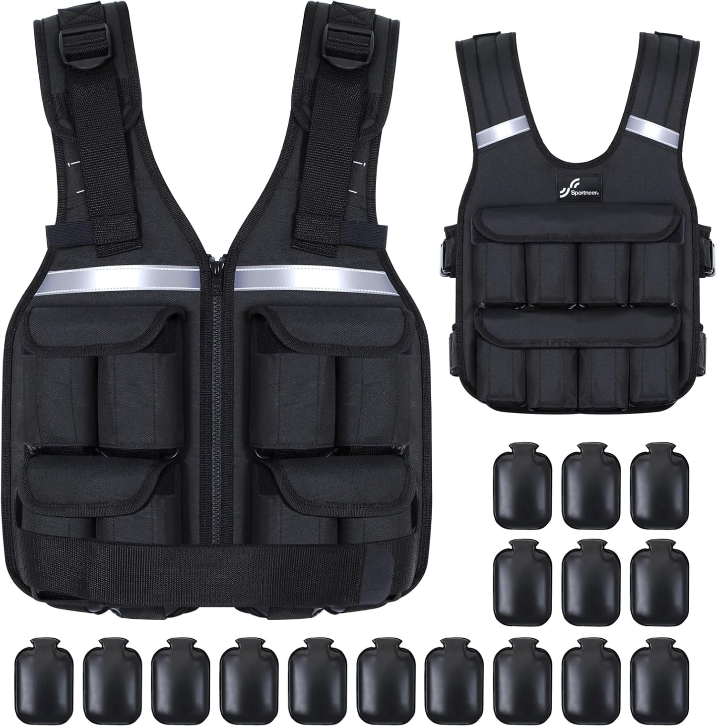 Sportneer Adjustable Weighted Vest 2-42LBS