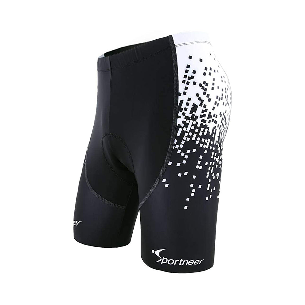 Sportneer Men's 4D Padded Cycling Shorts