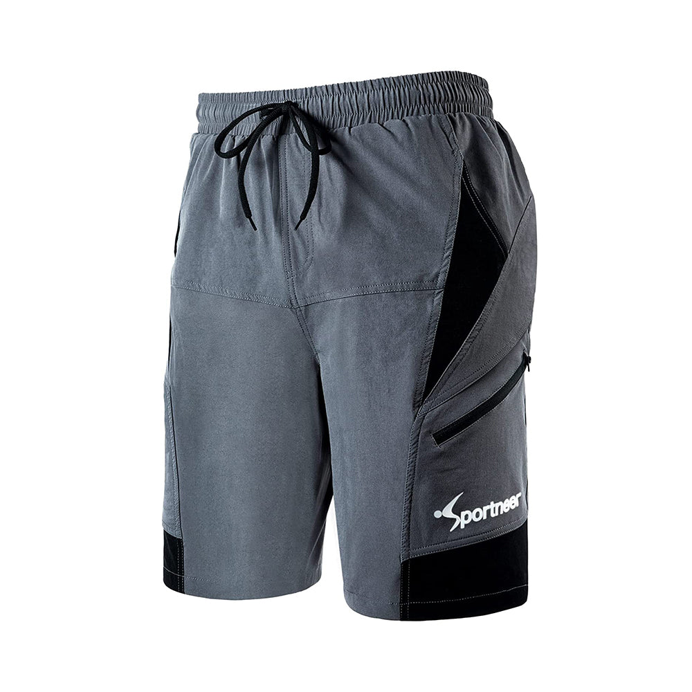 Sportneer Men's 3D Padded Mountain Bike Cycling Shorts