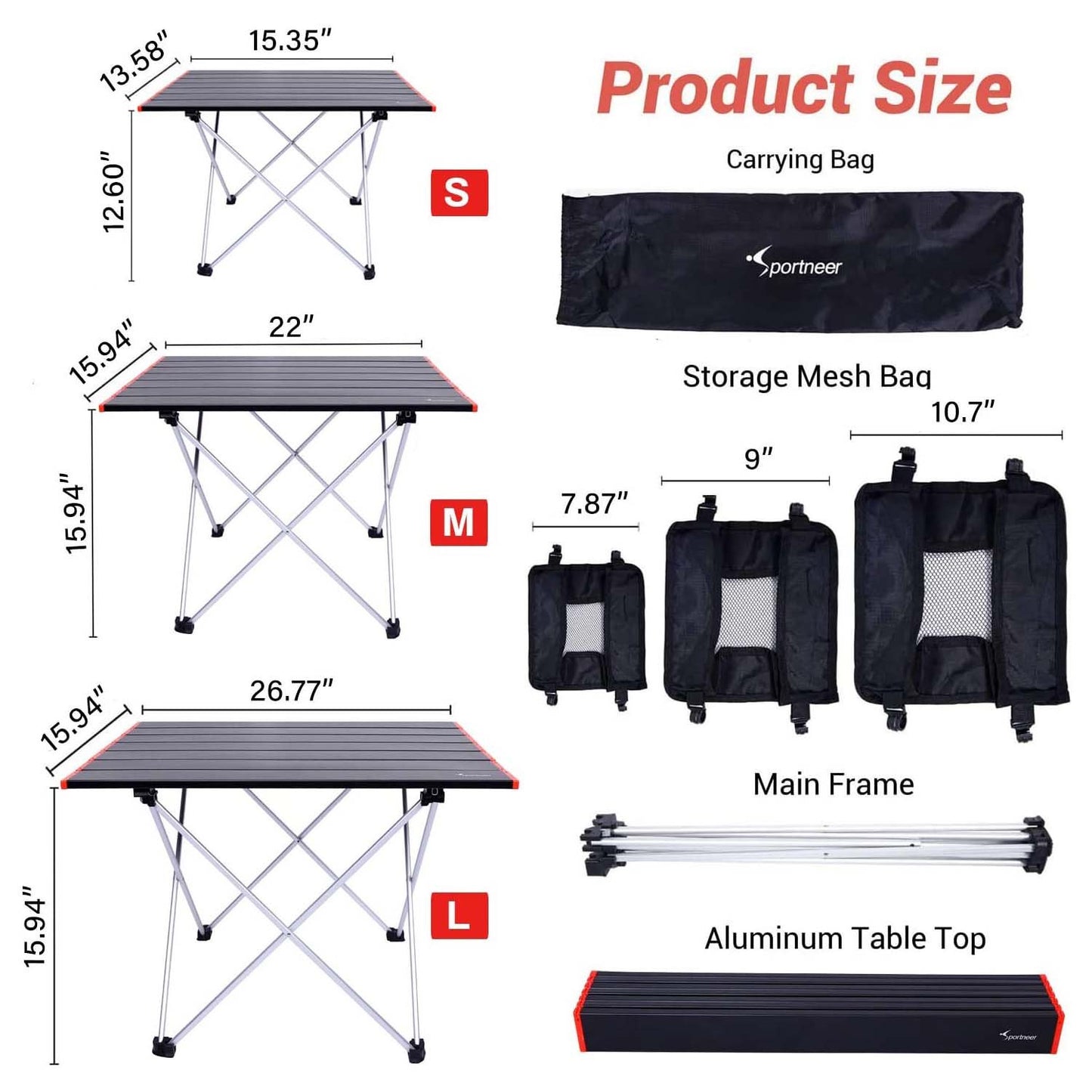 Sportneer Camping Table