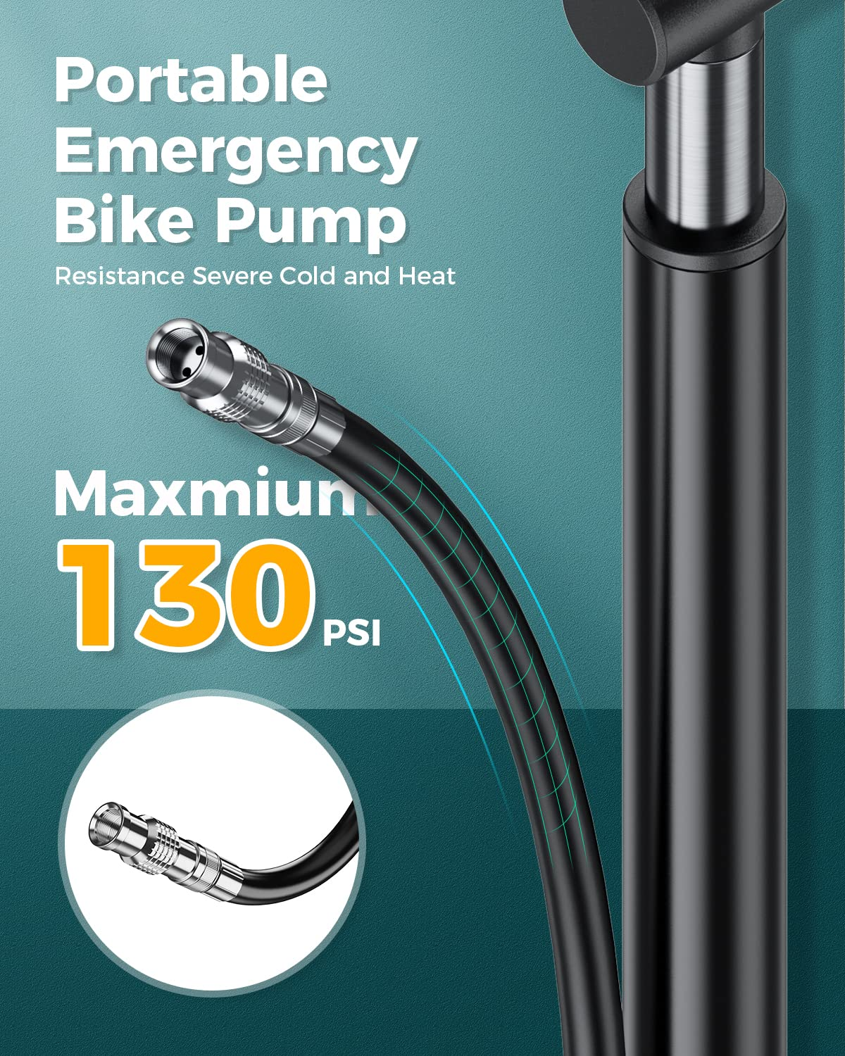 Sportneer Mini Portable Bike Hand Pump