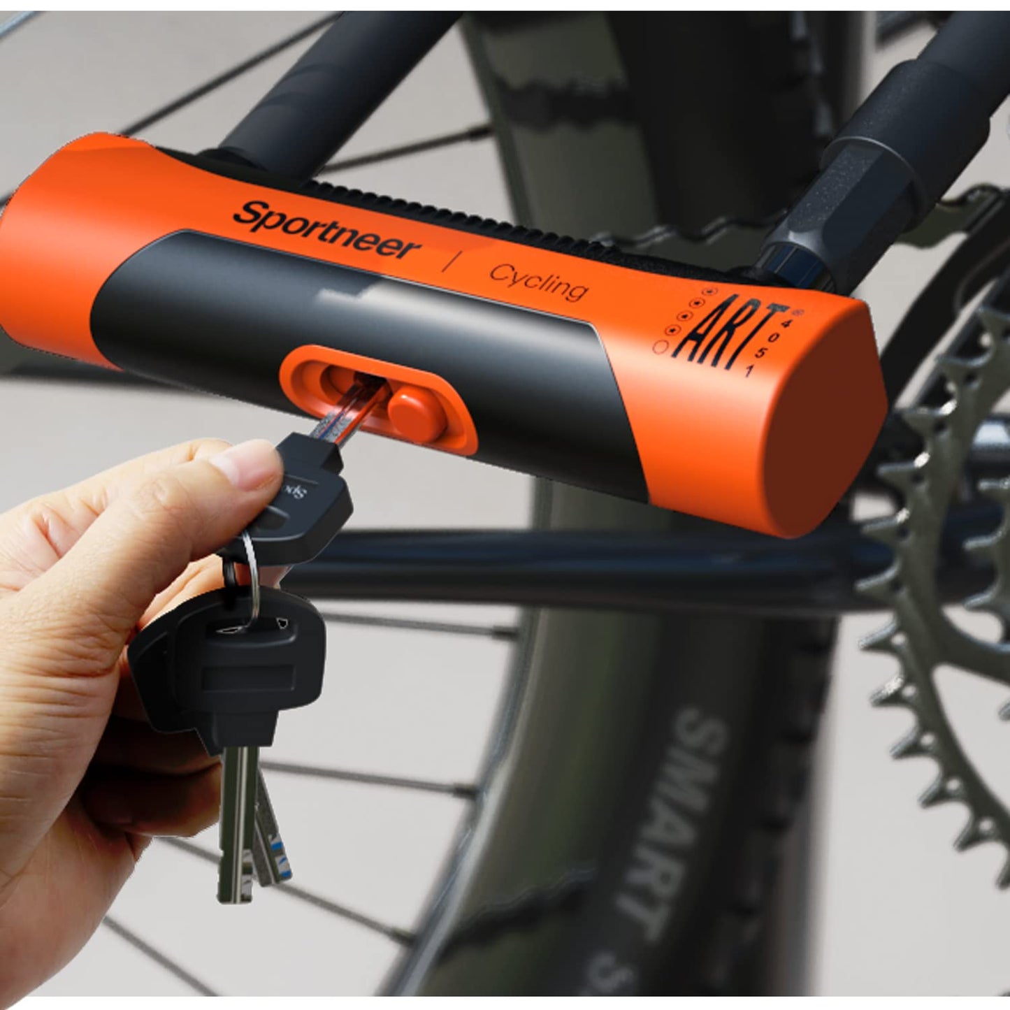 Sportneer Bike U Lock Heavy Duty Anti Theft